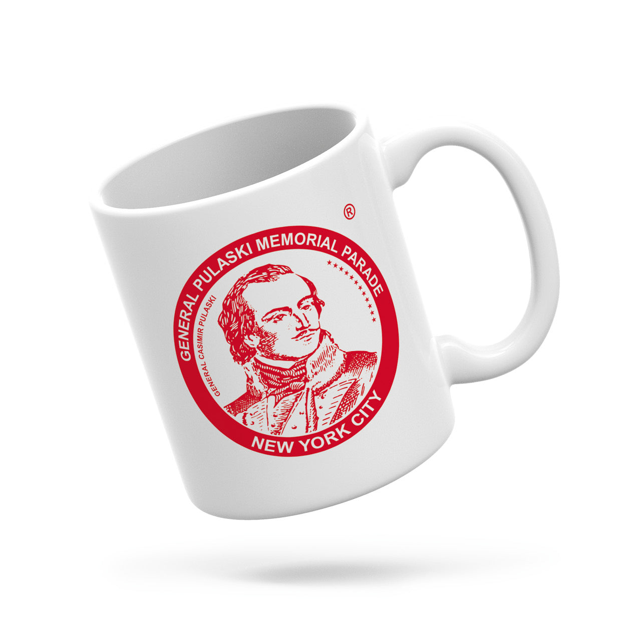 Pulaski Memorial Parade Large Ceramic Mug