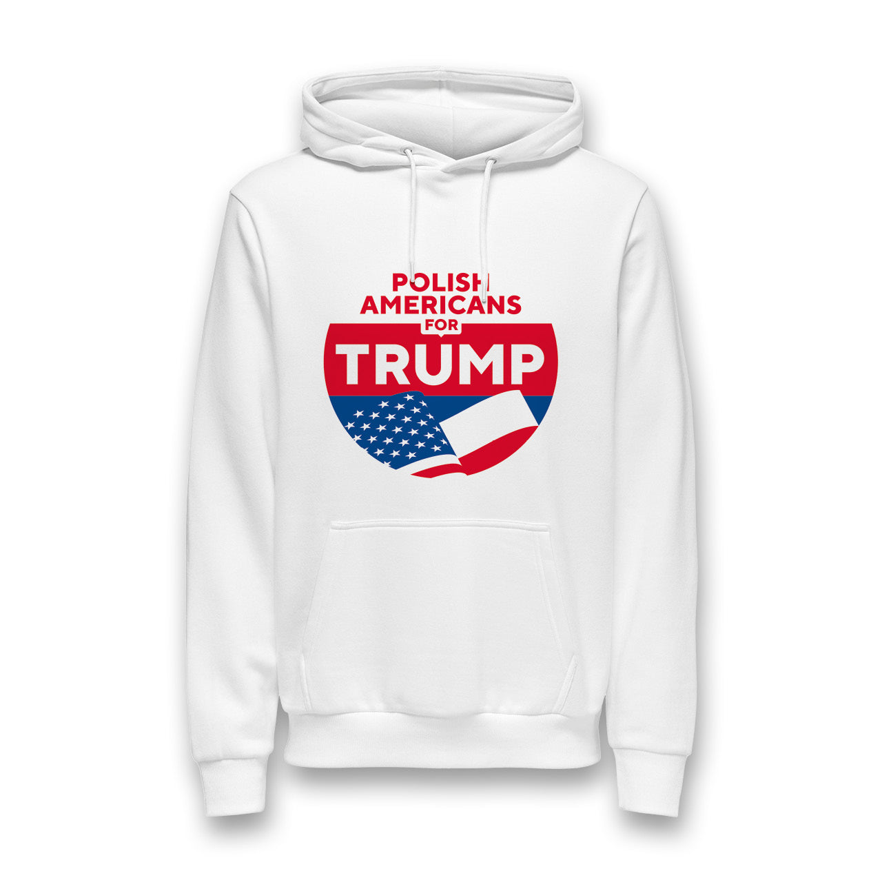 Polish Americans for Trump Quality Long Sleeve Hoodie