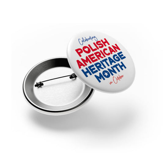 Polish Heritage Month Pinback Button